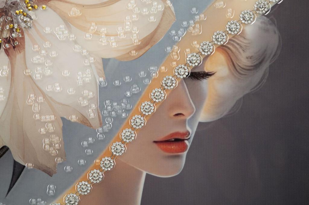 Laquared Wall Panting With Frame  Wien Hat -A-  Cm 62X4X92