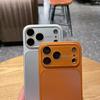 AG Frosted Solid Color Window Case for iPhone 17 Pro Max/16