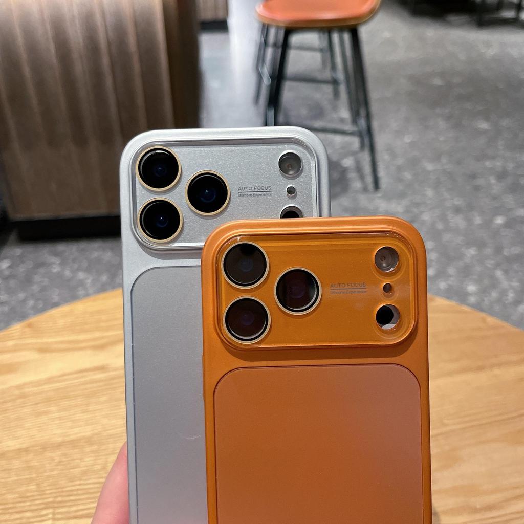 AG Frosted Solid Color Window Case for iPhone 17 Pro Max/16