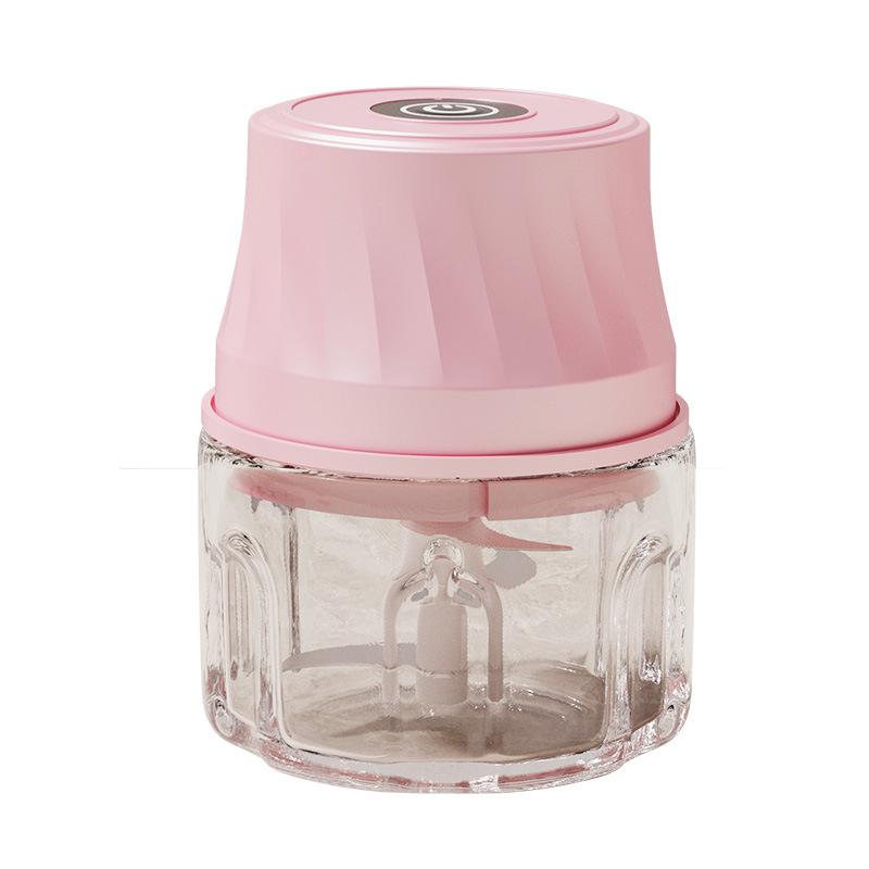 Rechargeable Mini Electric Garlic Masher & Baby Food Blender - Kitchen Utensil & Meat Grinder.