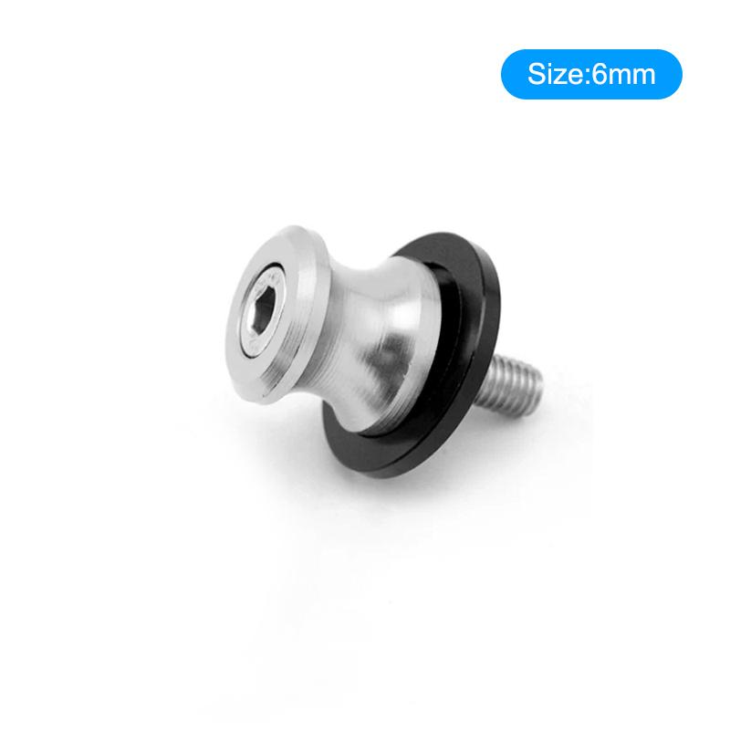 Heavy Duty Motorcycle Rear Stand Spool Swingarm Sliders Bolts Universal Mount Crash Protection for Street and Track