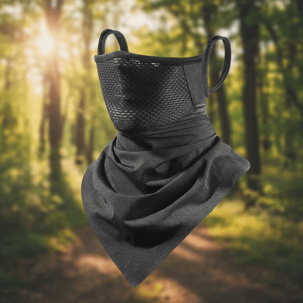 Ear Hooks Design Face Cover Breathable Net Sun Scarf UV Protection Scarf Outdoor Cycling