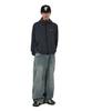 Openyard(Oy) Check Hooded Windbreaker - Black