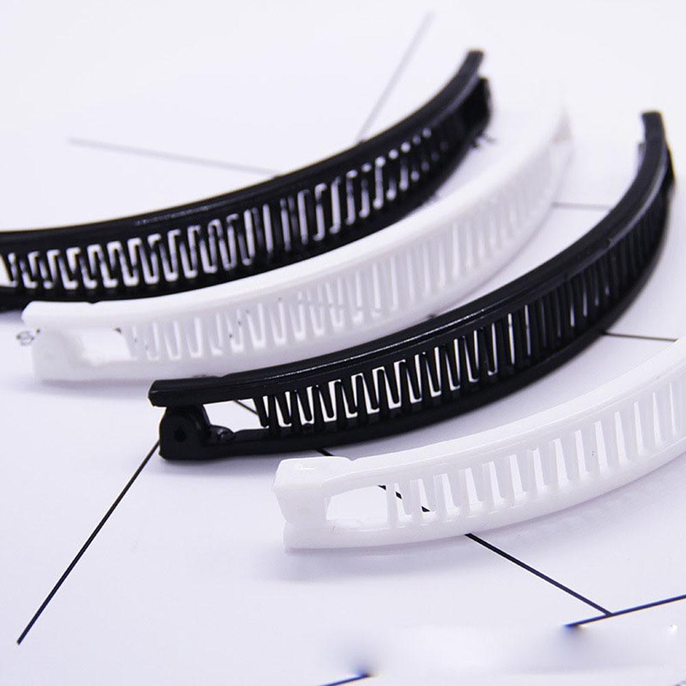 Neue Haarklammern Clip Fischform Bananen-Haarnadeln Schwarze Braune Haarnadeln Haarschmuck Für Frauen Haarklammer Klemme