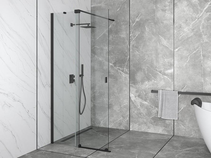 VEO black concealed bathtub and shower set Besco