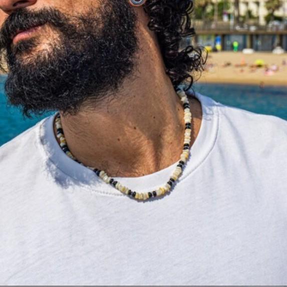 Bohemian Geometric Shell Necklace For Men And Women Handmade Beach Vacation Style