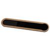 Coffee Capsule Holder Acrylic Holds 6 Capsule Black Wall Hanging Coffee Capsule Storage Rack for Kitchen Cabinet