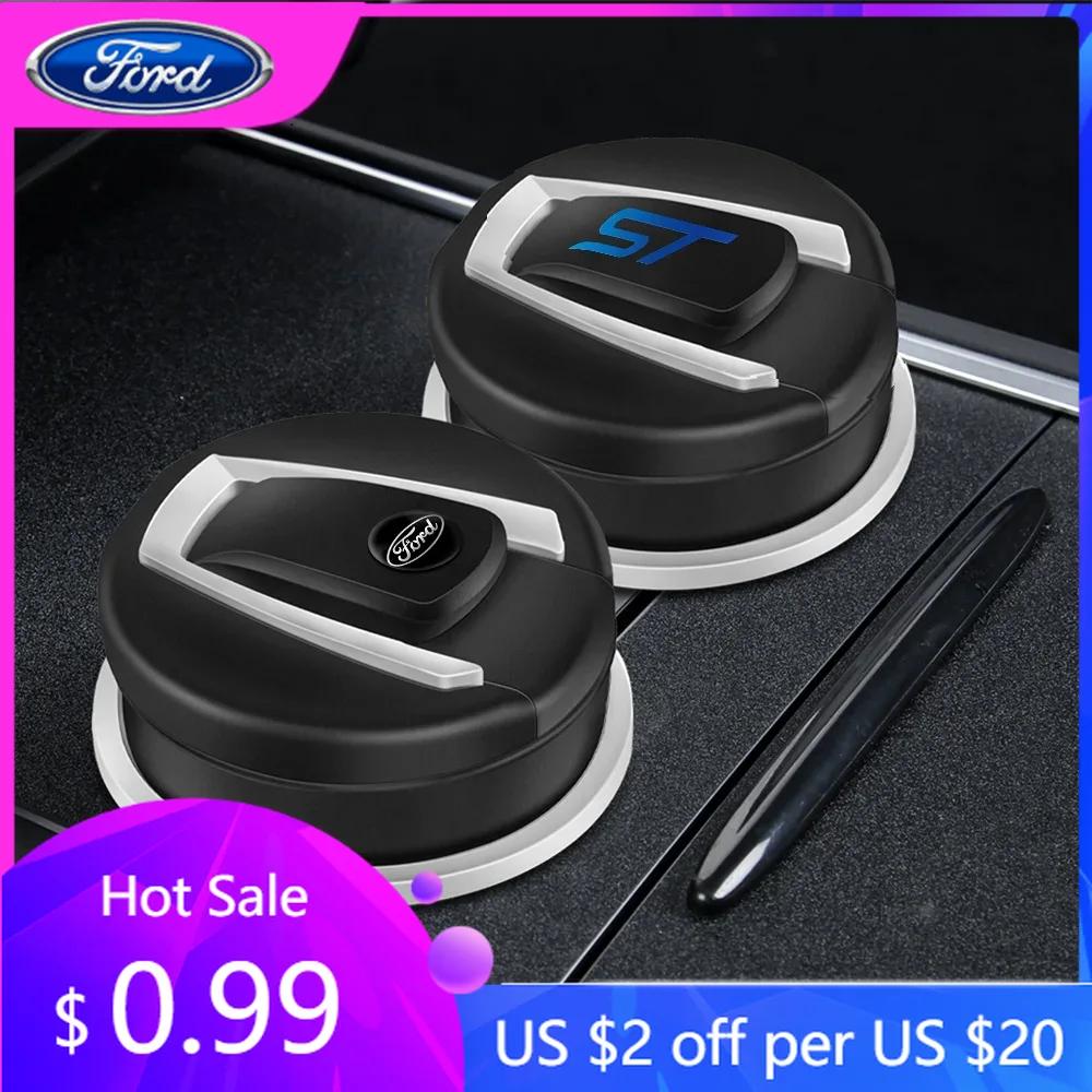 Car Sticker Car Interior Ashtray LED Light Portable Smoke Ashes Holder For Ford Mustang SHELBY GT 500 350 Convertible V Mach e R