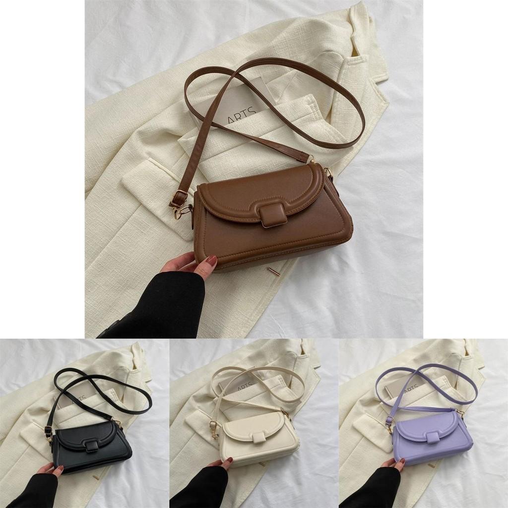 Trendy Small Box Bag For Women 2023 Street Style Fashionable Shoulder Bag Casual Chic Pu Leather Handbag With Magnetic Closure