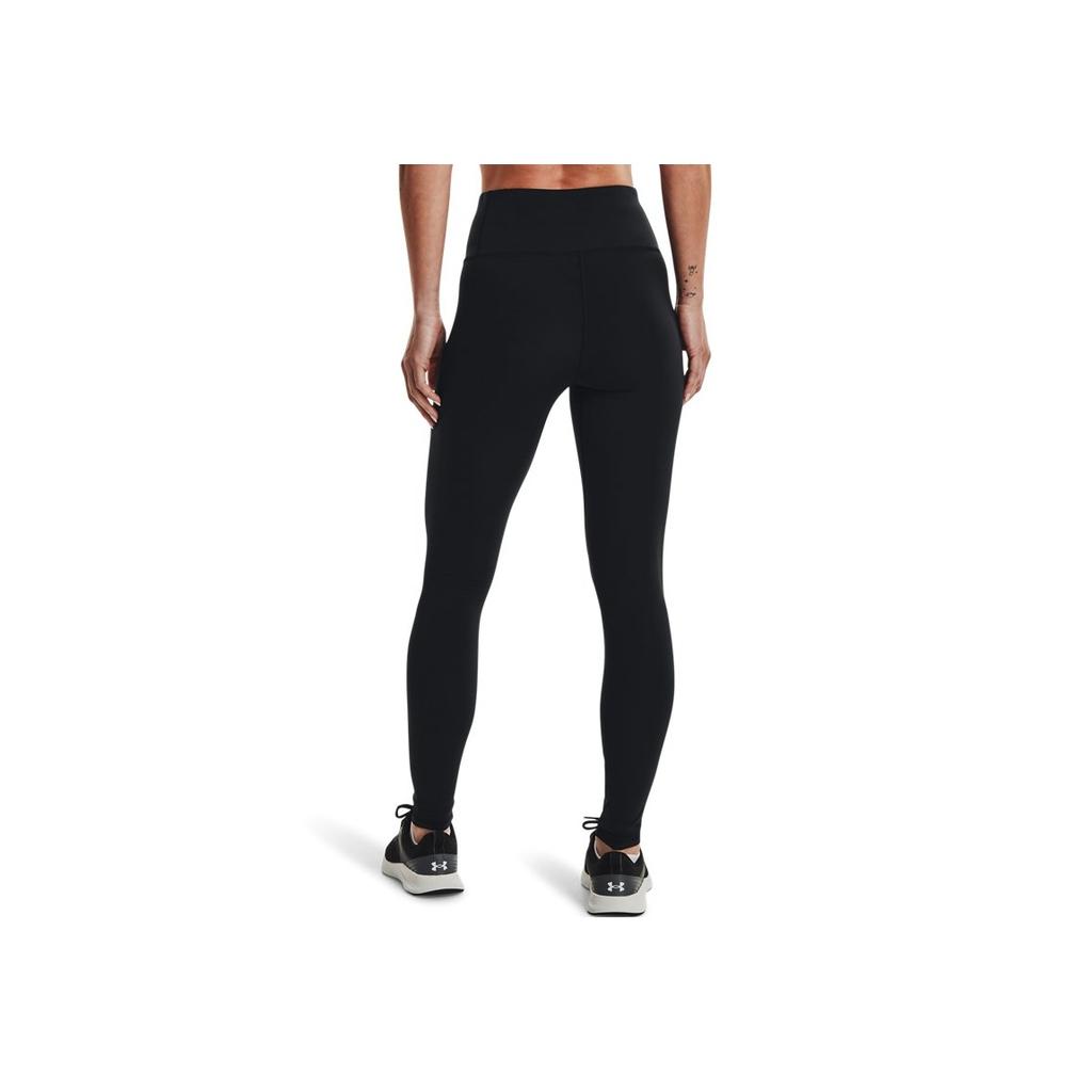 Under Armour Solid Color Compression Fitness Leggings Women Leggings Black 1361109-003