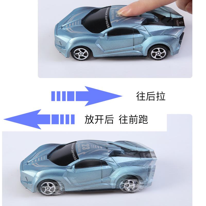 4 szt./zestaw Urocze zabawki modele samochodów Dzieci Dziecko Dekoracje na ciasto Gry stołowe Prezenty świąteczne dla dzieci Samochody wyścigowe