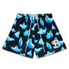 BKTSQD Men's Ghost Style Mesh Quick-Dry Sports Shorts - Trendy American Brand Summer Cycling & Basketball Pants
