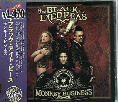 CD BLACK EYED PEAS  Monkey Business UICA3001 AM Records 2007 Japan ObiRap  HipHopRB Used