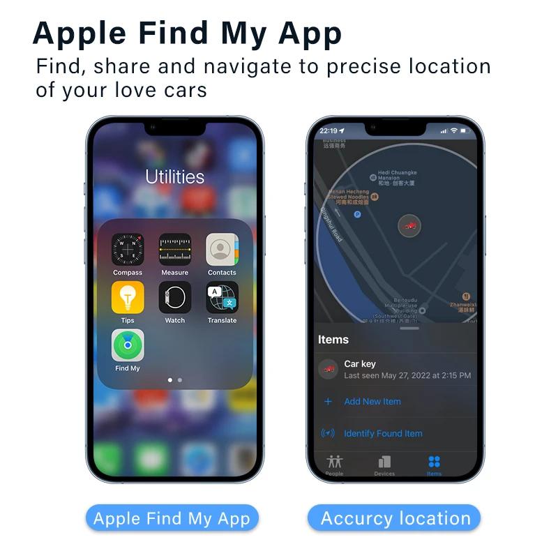 OBD GPS Tracker For Apple Find My App Anti Loss Device Real Time Location GPS Locator Plug In Version Lifetime Free System