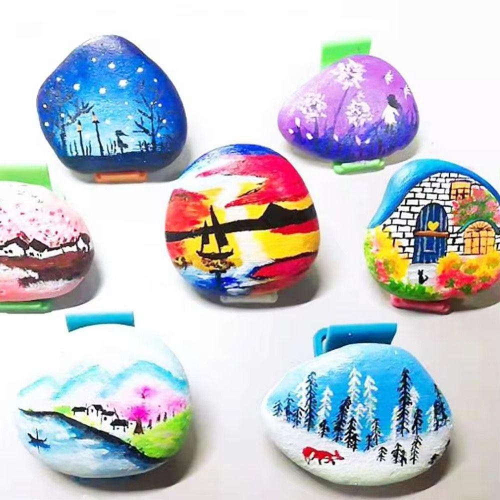 Non-Porous Painting Rocks Smooth Art Creation Stones Craft Natural River Rocks  DIY Art Projects