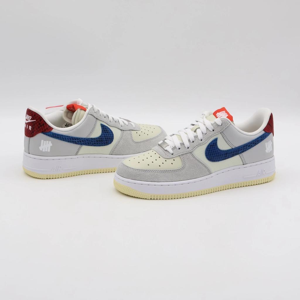 DM8461-001 Undefeated Nike Air Force 1 Low White 5 On It Dunk vs. AF1 (Men's)