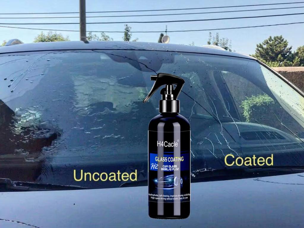 H4Cacle Water Repellent Spray Anti Rain Coating for Car Glass Hydrophobic Anti-rain Liquid Windshield Mirror Mask Auto