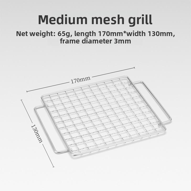 Outdoor folding wood stove: mini stainless steel grill