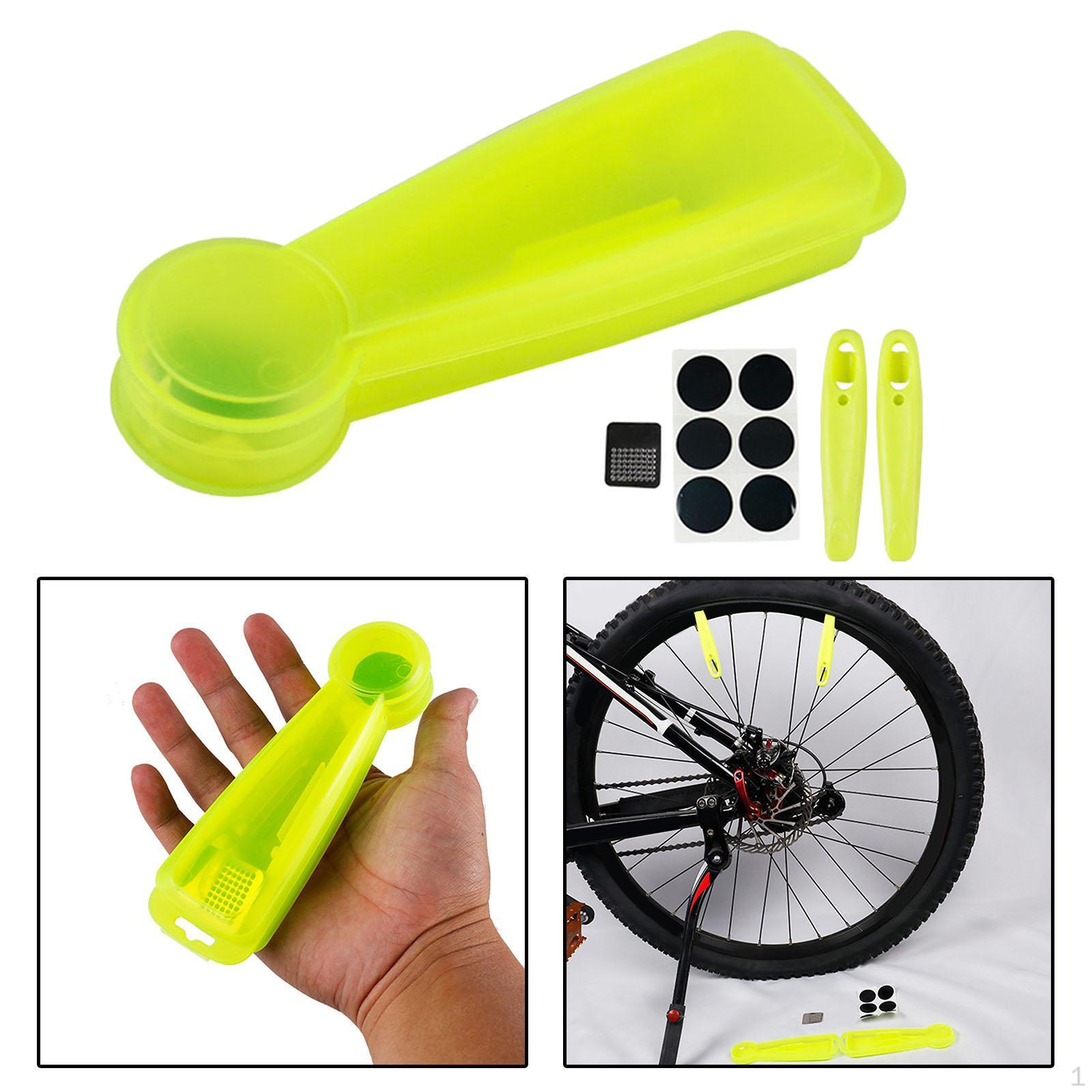 

Bike Inner Tire - with 6 PCS Pre Glued Patches, Portable Storage Box, Metal Rasp and Lever Also