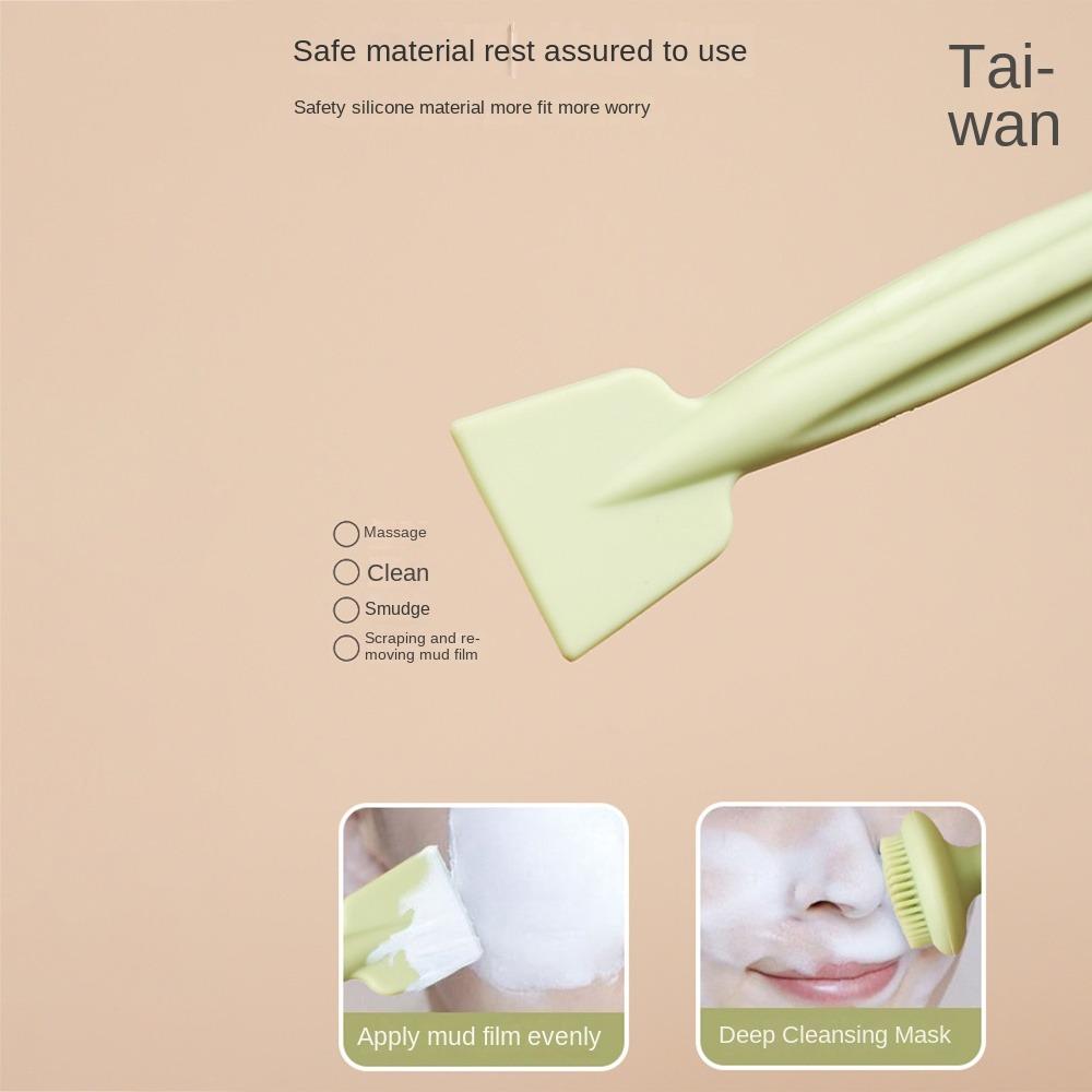 Deep Pore Cleaning Dual Head Mask Brush Makeup Tools Face Cleaning Brush  Exfoliator