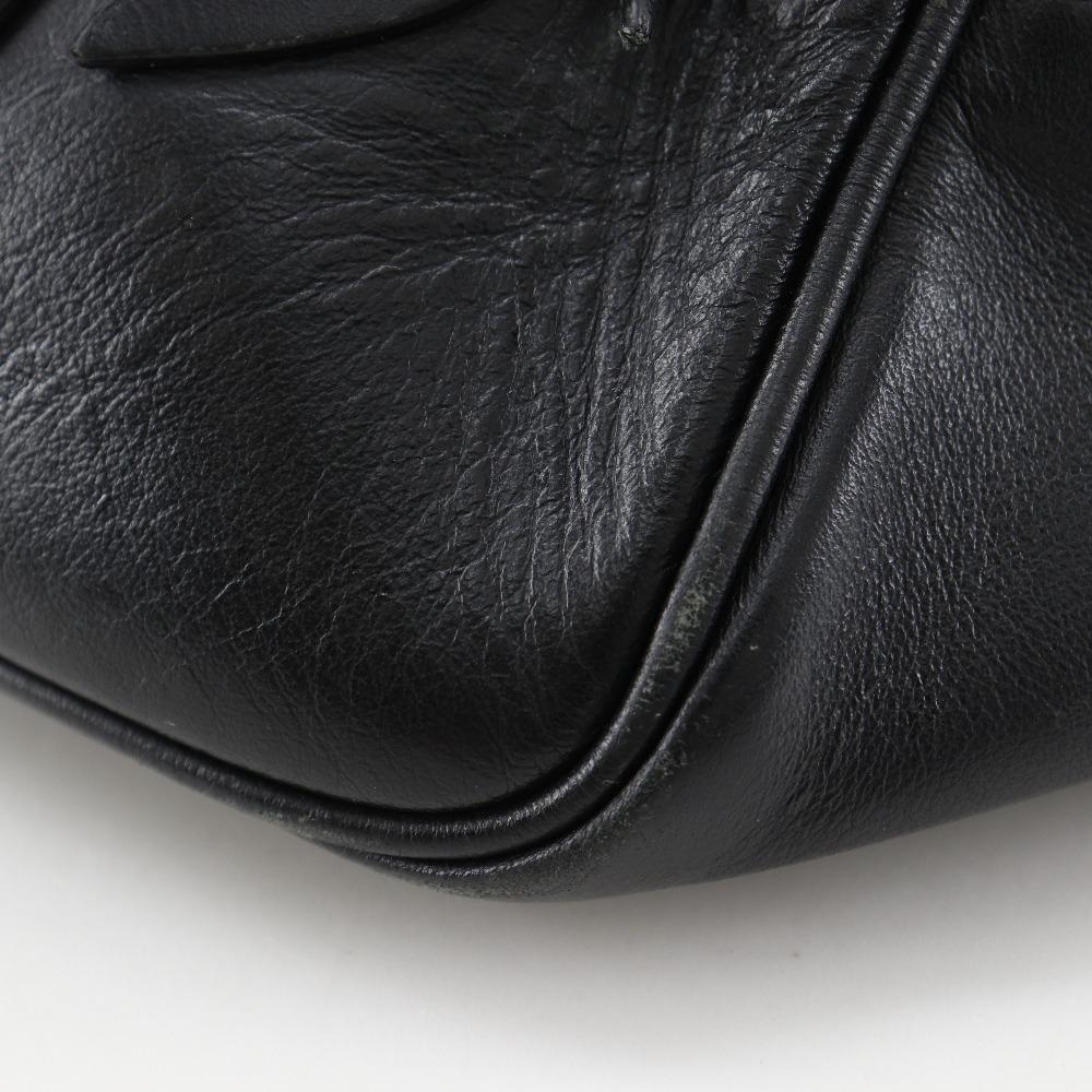 FENDI Fish eye body bag 7VA526 2WAYShoulder black Calfskin unisex Used
