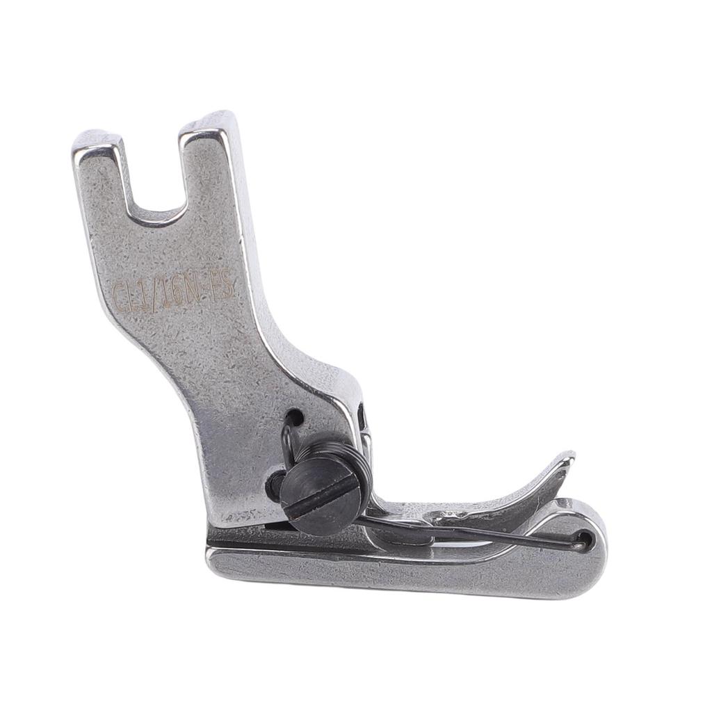 Left Edge Guide Presser Foot with Spring Industrial Sewing Machine Compensating Accessories CL1 16N ES Steel