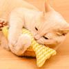 Burlap Fish Catnip Cat Toy Bite Resistant Attract Attention Multifunction Catnip Cat Toys for Cat