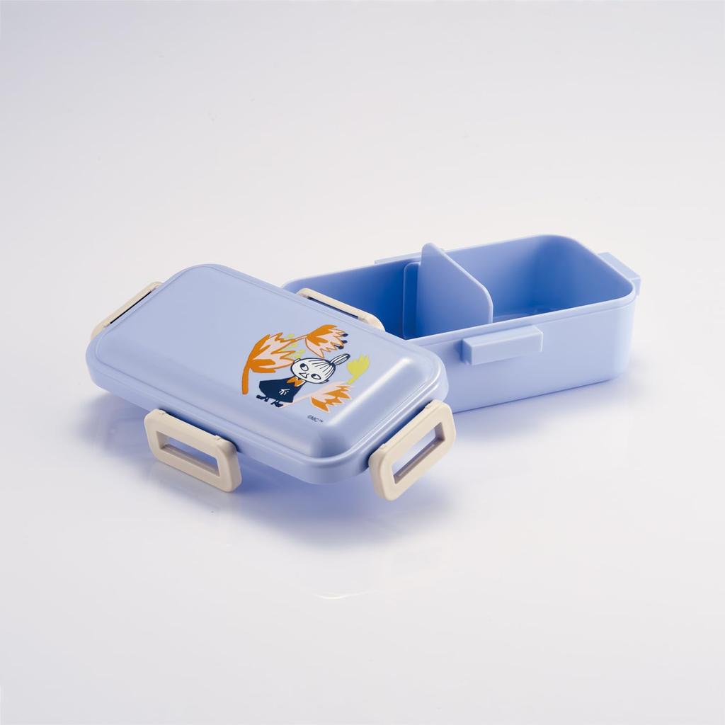 Skater Lunch Fluffy Packing Dishwasher Microwave Made In Moomin Little My Flower Design Box, Design, 1-Tier, 530ml, Safe, Safe, Japan, PFLB6-A