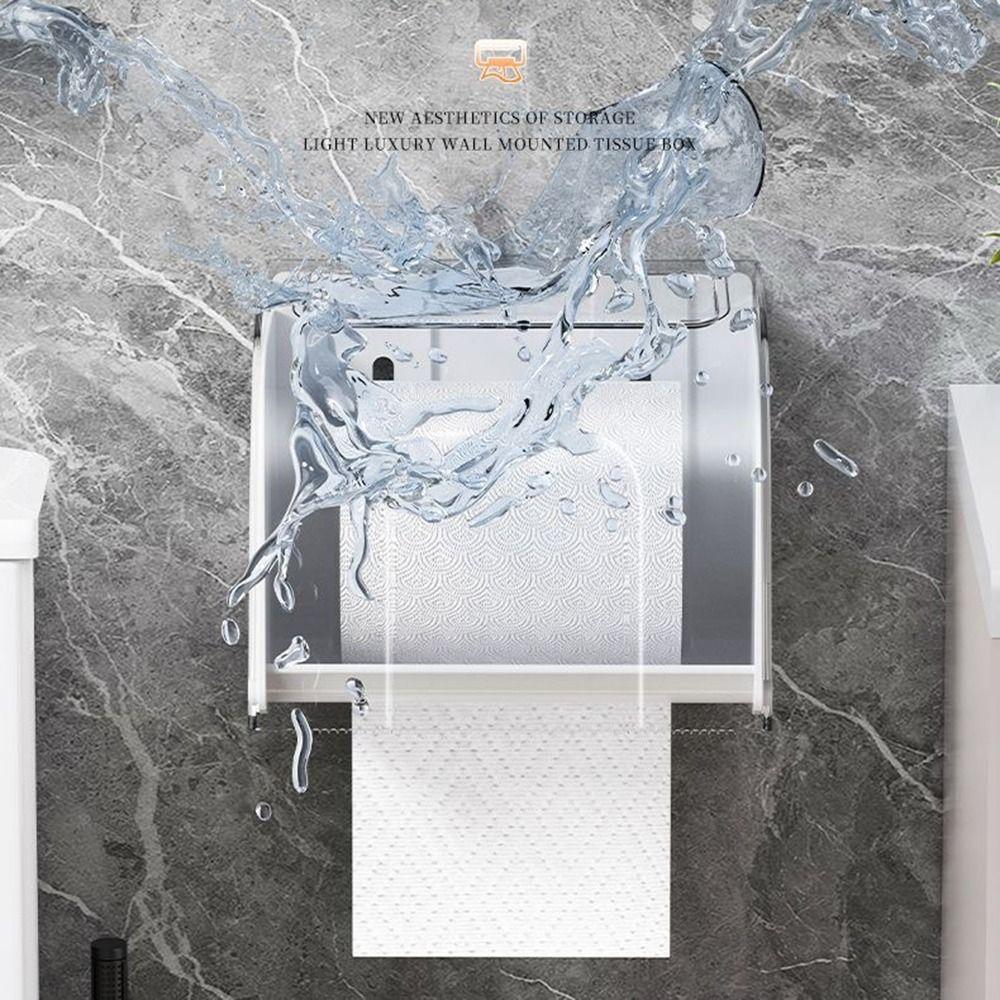 Wasserdichter wandmontierter Taschentuchspender Toilettenpapierhalter Badezimmer
