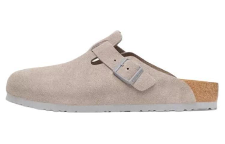 Birkenstock Boston Замша Кожа Stone Coin Женские 1027751 36
