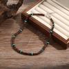 Emperor Stone Beaded Men's Collarbone Necklace: Stylish European & American Hip Hop Abacus Bead Chain