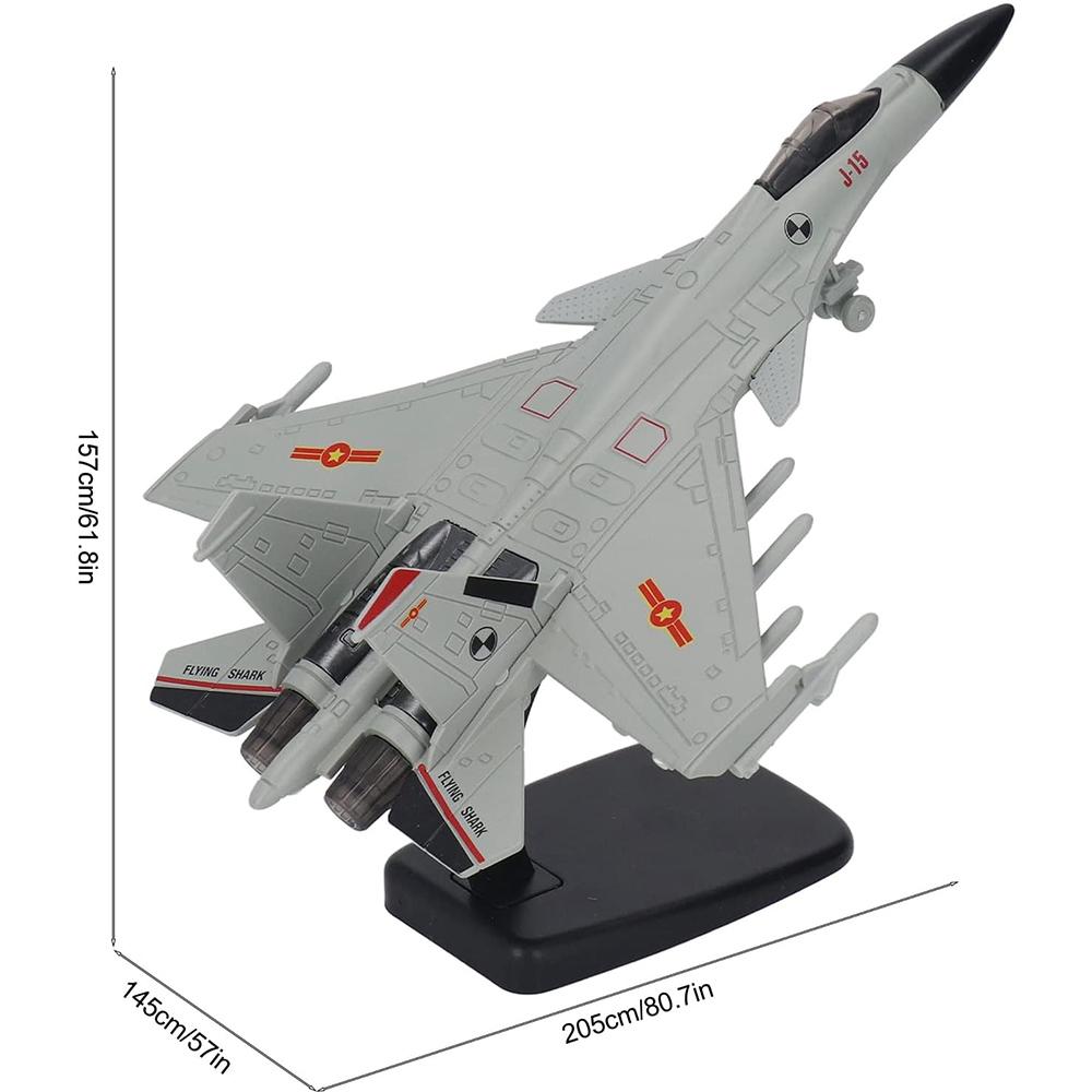 1/100 model letadla J-15 Sběratelská obrazovka na plochu Sběratelský mini simulační dárek s ozdobou držáku