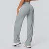 Yoga pants Thin skin-friendly high-waisted straight-leg pants Loose and thin yoga clothes Sports outdoor fitness clothes