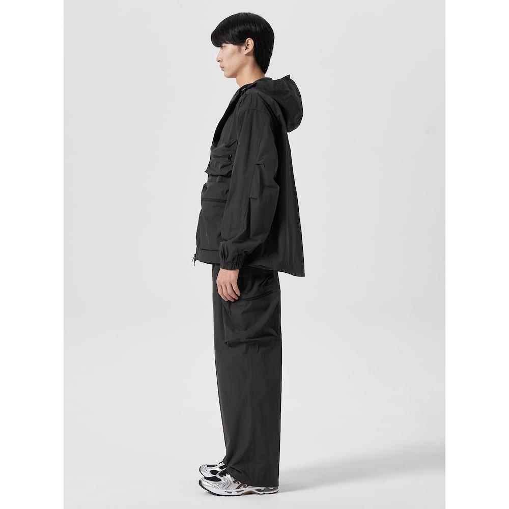 8SECONDS Zipper Pocket Cargo Pants Ash