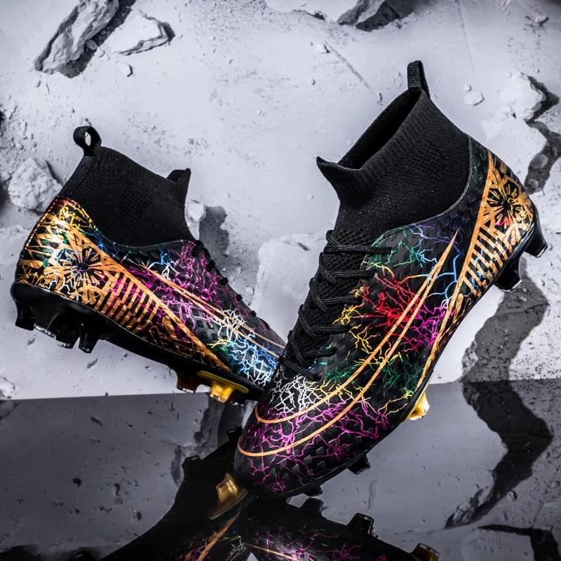 Męskie buty piłkarskie buty do piłki nożnej halowej oryginalne profesjonalne casualowe korki sportowe halowe ćwiczeniowe buty piłkarskie z korkami
