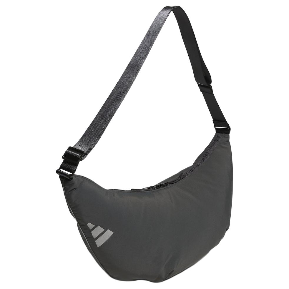 New Adidas Nylon Shoulder Bag, Crossbody Bag Regular Unisex Black JW1701