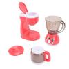 Kids Play Kitchen Accessories Toys Set With Coffee Maker and Blender Kitchen Appliances Toy Set