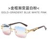 Cheetah Frame Unisex Retro Square Sunglasses With Uv400 Protection For Outdoor Travel