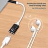 3.5mm Male To Type C Female Audio Cable Cord, Analog Audio Jack Headphone Audio Adapter For Mp3 Pla