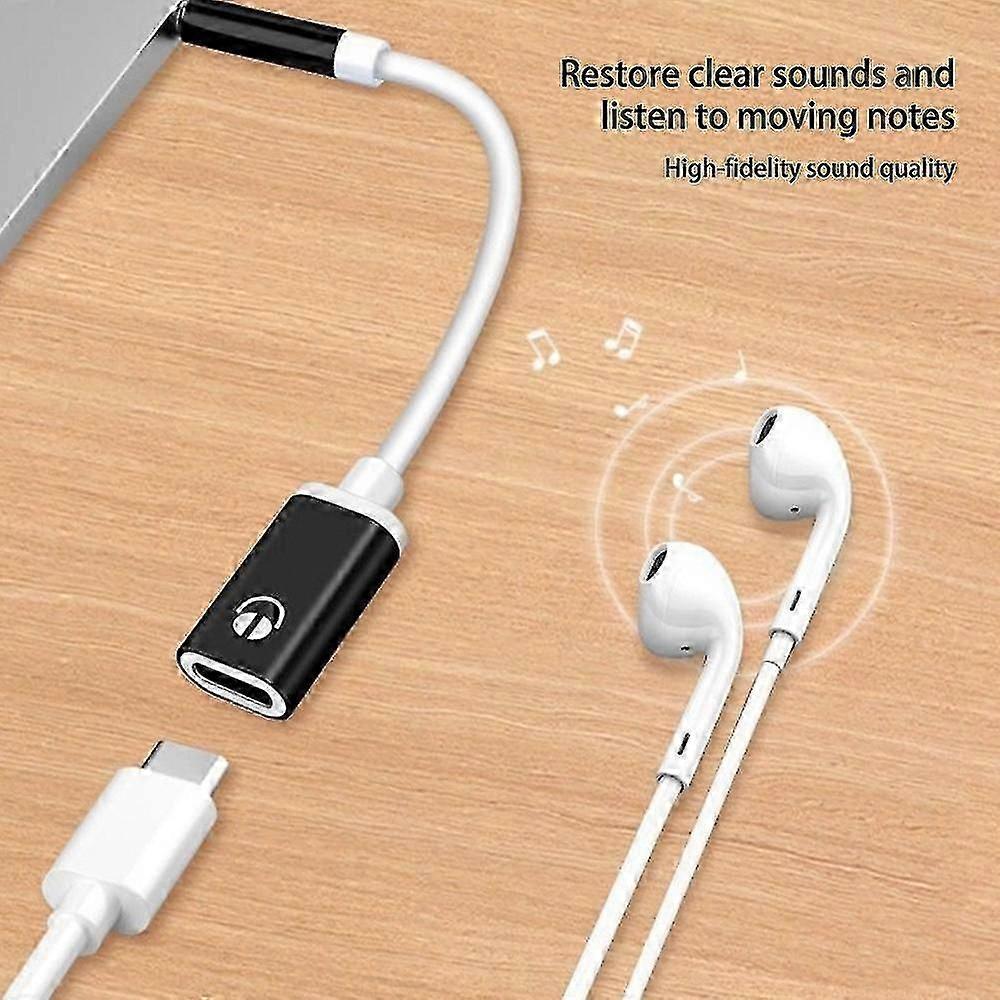 3.5mm Male To Type C Female Audio Cable Cord, Analog Audio Jack Headphone Audio Adapter For Mp3 Pla