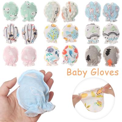 Pairs Infant Accessories Protection Face Cute Cotton Mittens Anti Scratching Full Glove Baby Gloves