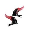 1 Pair Devil Horn Hair Clip For Halloween Cosplay Event Comfortable Resin Hair Decoration For Halloween Props