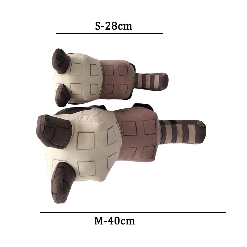 TreasuringU 28/40cm Grow Garden Wolf Plush Toys Game Cartoon Raccoon Fox Stuffed Dolls Pillow Soft Toy Brinquedos Birthday Gifts
