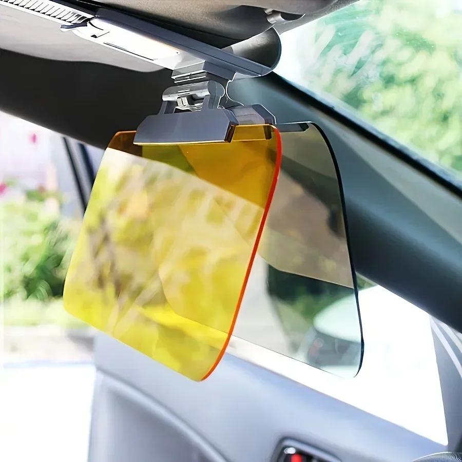 Auto Sun Visor Extensions Adjustable Anti-Glare Visor Mirrors UV Fold Night Vision Driving HD Anti Sunlight Dazzling Day Mirror
