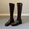 2026 Autumn/winter New Women's High-heeled Boots Long Tube Rubber Boots Pointed Toe Long Tube For Women
