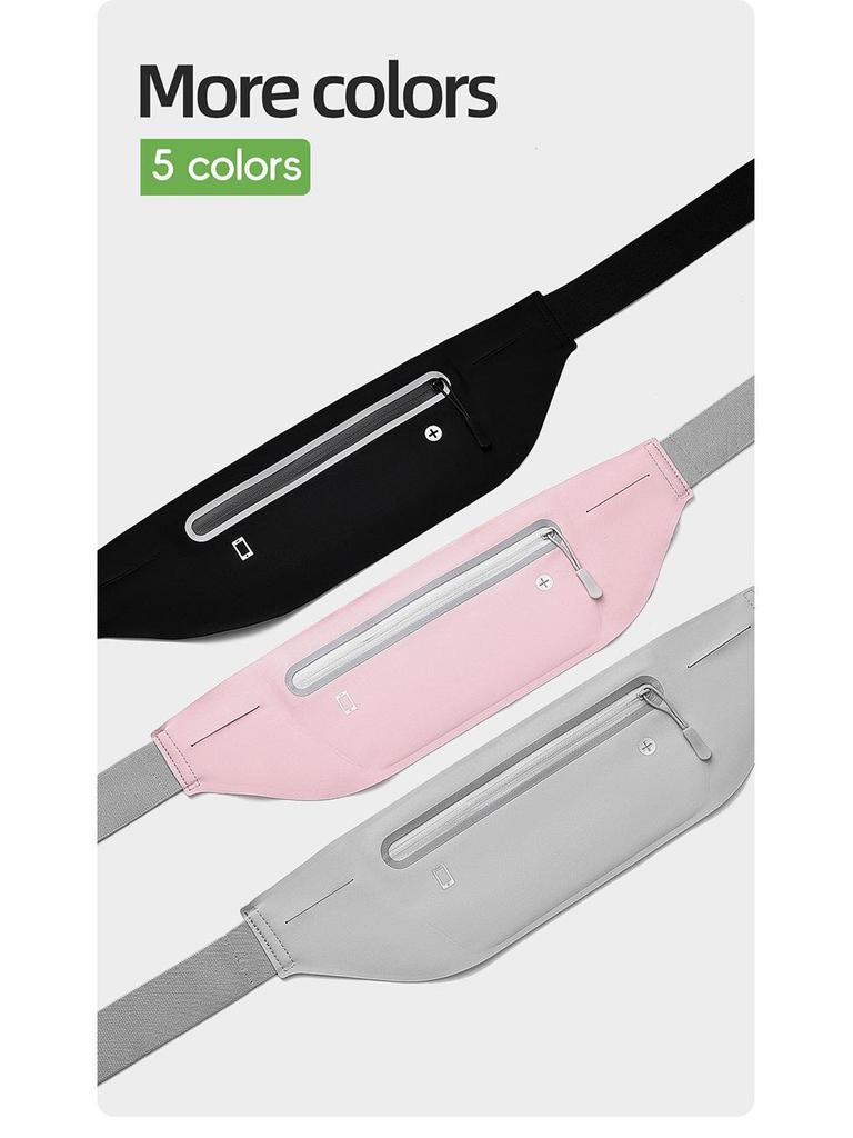 Unisex Waterproof Sports Waist Bag for Running and Fitness - Lightweight, Invisible, and Outdoor-Ready Cross-Border Hot Seller