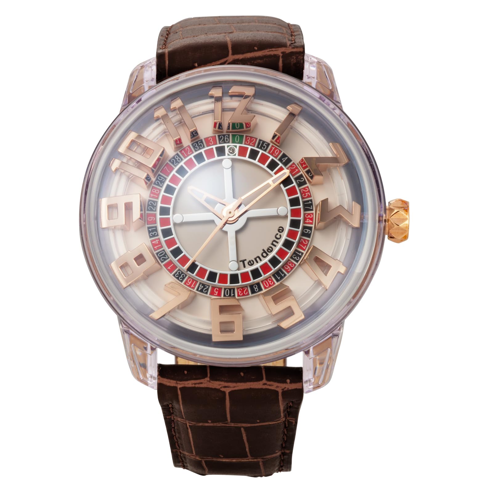 

King Dome Watch Brown [Tendence] TY023003-DBLE-AM Men s [Item] білий