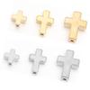 50-100pcs/lot Gold Silver Color CCB Cross Beads Plastic Loose Spacer Beads For Jewelry Making DIY Bracelet Necklace Accessories