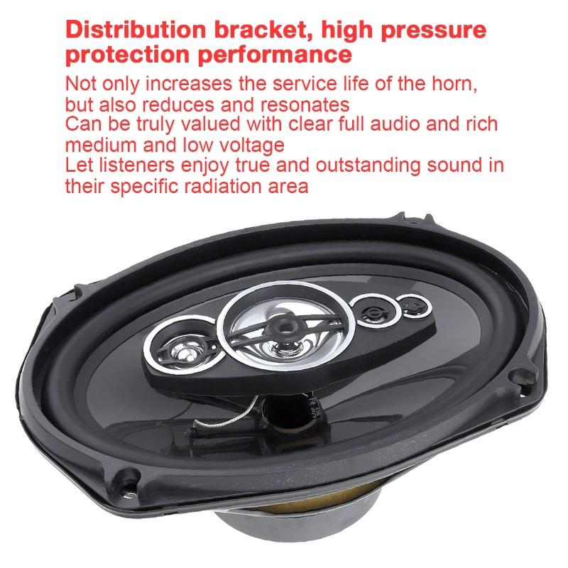800W Car Coaxial  Auto Audio Music Stereo Full Range Frequency Hifi Speakers Non-destructive Installation