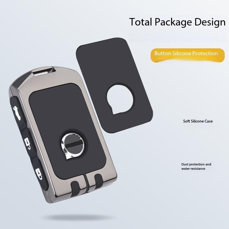 Car Zinc Alloy Key Case Holder Cover Shell for Volvo XC40 XC60 S90 XC90 V90 2017 2018 T5 T6 T8 Fob Smart Key Protection Bag